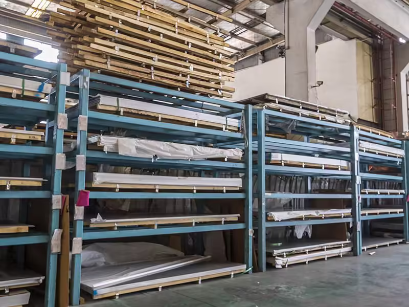 316316L stainless steel sheet Warehouse stacking