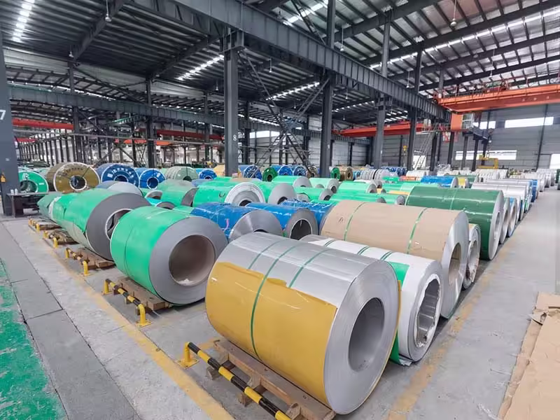 Bobine d'acier inoxydable 321 en usine