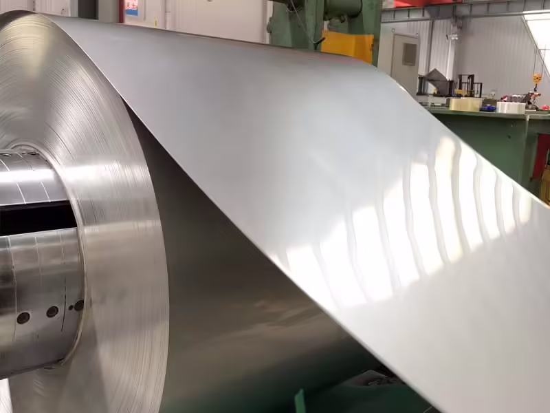Surface de bobine en acier inoxydable 321