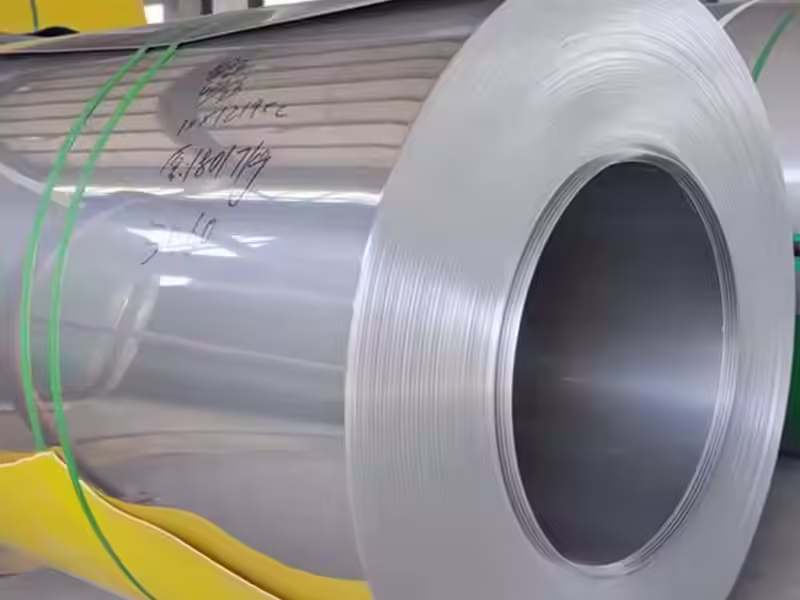 Détail des bobines en acier inoxydable 321