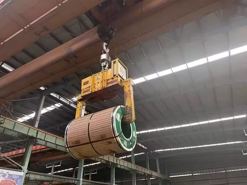 conjunto de bobina de aço inoxidável polido