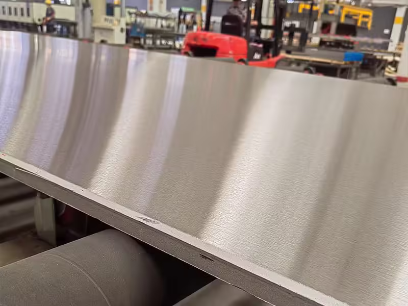 brushed stainless steel sheet bright surface