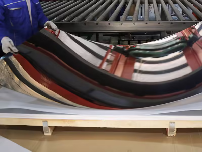 mirror stainless steel sheet packing