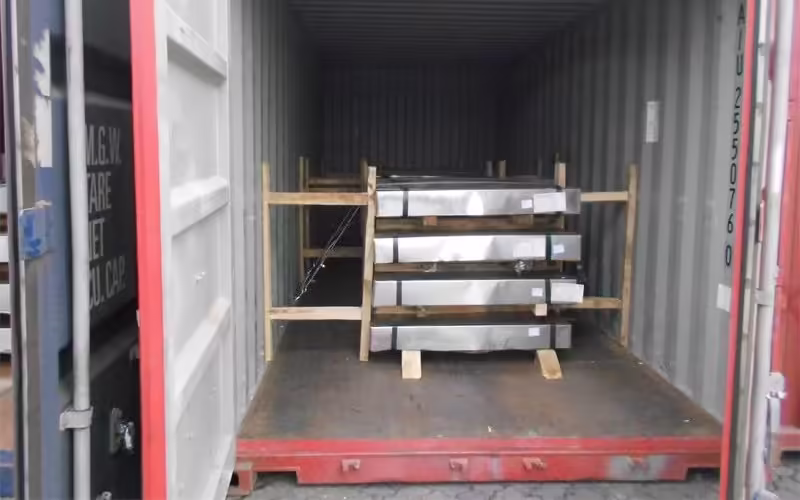 mirror stainless steel sheet shipment